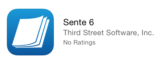 Sente in AppStore