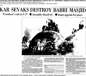 Babri Masjid sobrevive no Dia dos Direitos Humanos – Blog de Estudos Globais