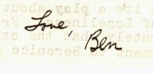 Ben Duncan signature