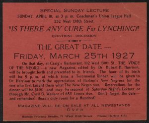 Anti-Lynching Pamphlet, 1927