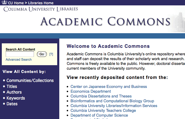 academiccommons